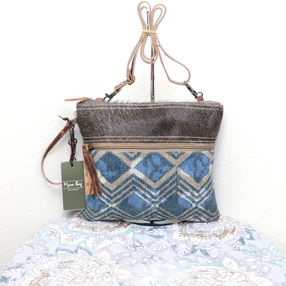 NEW Myra Bag Hairon Small Crossbody Bag Canvas Bag - Picture 2 of 8
